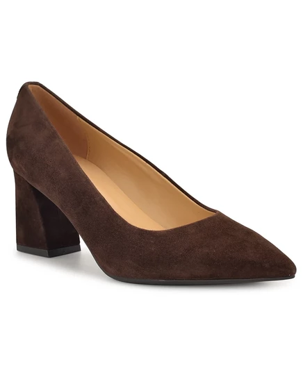 Женские туфли Nine West Kalore, замшевые, коричневые