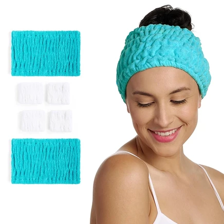 Полотенце для волос Turbie Twist, 2 шт., голубое