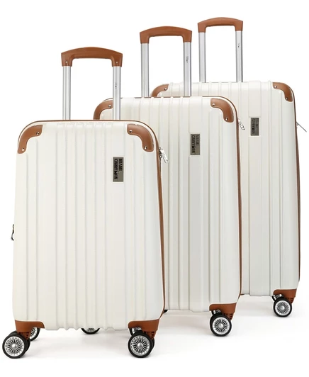 Набор чемоданов Miami CarryOn Collins 3 шт. с расширением, белый