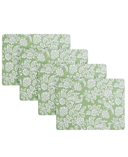 Набор пробковых подставок Laura Ashley 16″×12″, зеленый