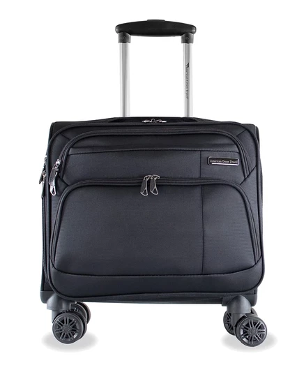 Дорожный чемодан American Green Travel Jefferson 17″, черный