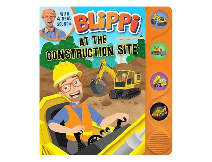 Интерактивная книжка Blippi: на стройке