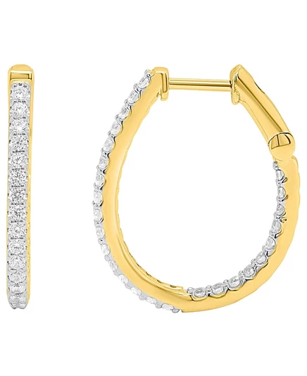 Серьги Forever Grown Diamonds 1 карат, золотые