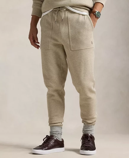  Мужские сетчатые брюки для бега трусцой из двойной вязки tuscan beige heather