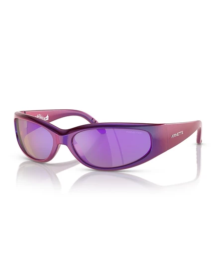 Мужские солнцезащитные очки Arnette Catfish AN4302, зеркальные, фиолетовые