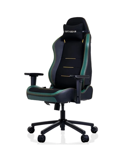 Эргономичное игровое кресло VERTAGEAR SL3800 с поясничной системой ContourMax и системой сидений VertaAir - Бордово-красно-зеленое