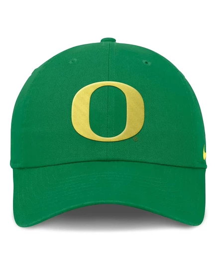 Мужская кепка Nike Green Oregon Ducks Club Performance с регулируемой посадкой green