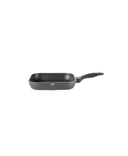 Сковорода-гриль Cuisinepro Granite алюминиевая, 11″, черная
