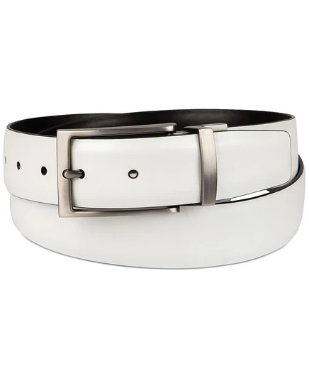 Calvin Klein Men’s Two-In-One Feather Edge Reversible Dress Belt multi (2)