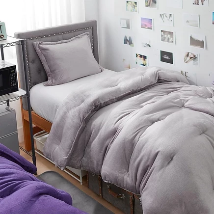 Комплект стеганого одеяла Coma Inducer Twin XL, серый