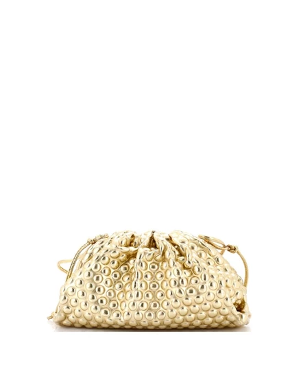 Женская сумка-клатч Pre-Owned Bottega Veneta Pouch, бежевая