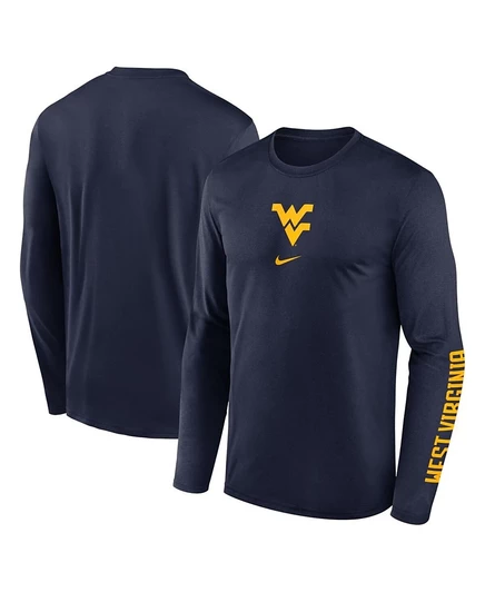 Мужская футболка Nike West Virginia Primetime, темно-синяя