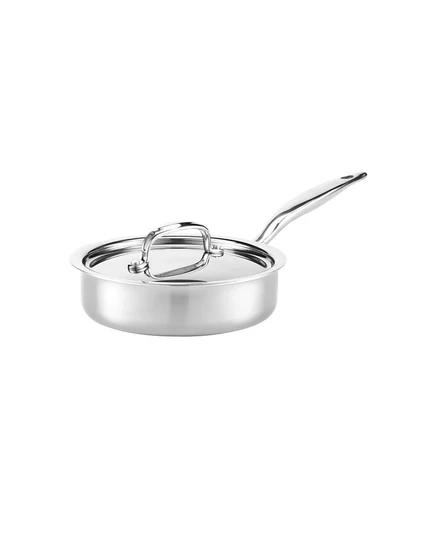 Сотейник Heritage Steel Titanium 1,4 л с крышкой серебристый