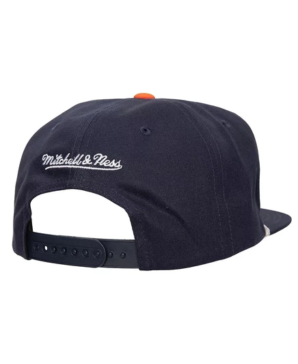 Мужская темно-синяя кепка Mitchell & Ness Houston Astros Radiant Lines с застежкой-молнией Deadstock navy