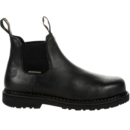 Мужские рабочие челси Georgia Boot Giant Revamp, черные