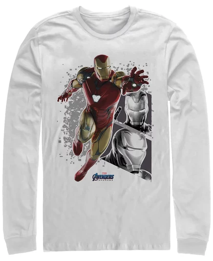 Мужской лонгслив Fifth Sun Marvel Avengers Iron Man, белый