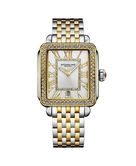 Женские часы Stuhrling VivreLuxe 34 мм, серебристые