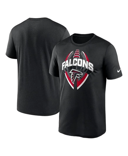 Мужская черная футболка Nike Atlanta Falcons Legend Icon Performance от Nike black