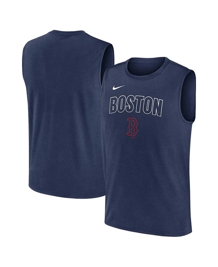Мужская майка Nike Boston Red Sox, Dri-FIT, темно-синяя