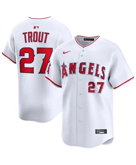 Мужская джерси Nike Mike Trout Home Limited, белая