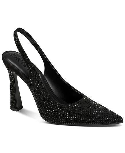 Женские туфли-слингбэки DKNY Caytina, черные со стразами