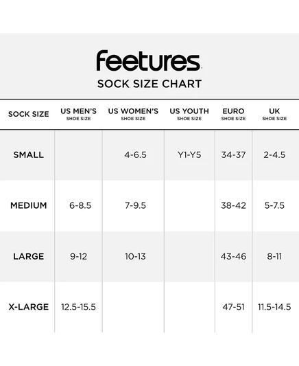 Мужские элитные ультралегкие носки Feetures с подушечками на лодыжках - Спортивные носки с целенаправленной компрессией - Новые белые white