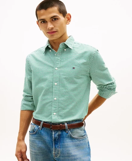 Мужская рубашка в клетку Heritage Oxford от Tommy Hilfiger