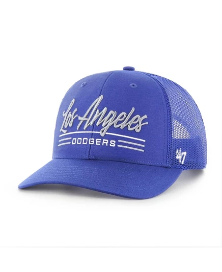 Мужская кепка 47 Brand Dodgers Trucker, синяя