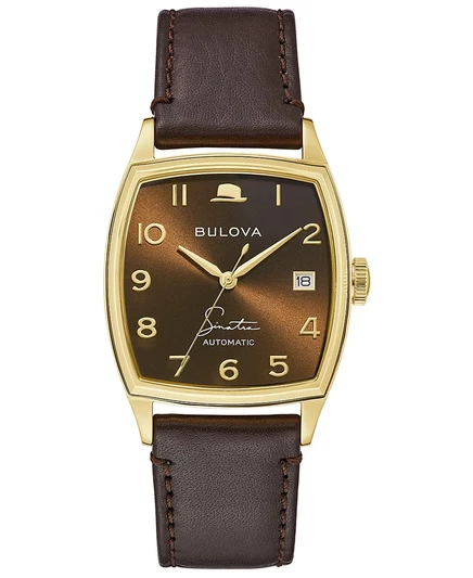 Мужские часы Bulova Frank Sinatra Automatic, коричневые