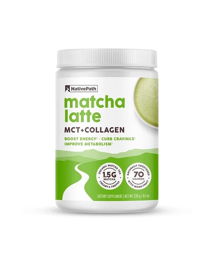 Коллаген NativePath Collagen 228 г, Matcha Latte, белый
