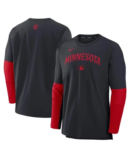 Мужская толстовка Nike Minnesota Twins Authentic, синяя/красная