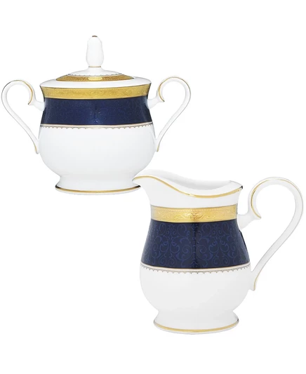 Набор Noritake Odessa Cobalt — сахарница и молочник, синий