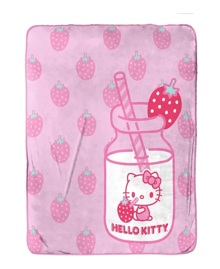 Плед hello kitty silk touch 152×117 см, розовый