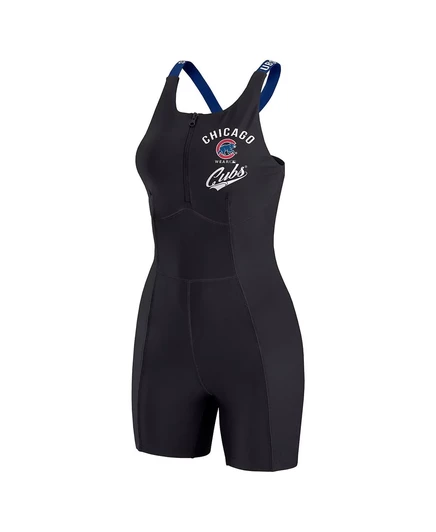 Женский ромпер WEAR by Erin Andrews Chicago Cubs Bodycon, черный