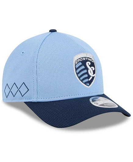Мужская кепка New Era 9FORTY Sporting KC, голубая