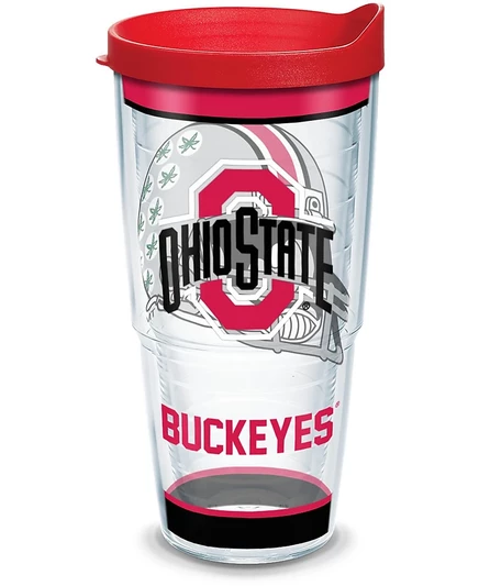 Tervis Ohio State Buckeyes - Tradition Made in USA, Дорожный стакан с двойными стенками, сохраняет напитки холодными и горячими, 24 унции, Классический