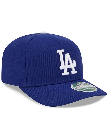 Мужская кепка с регулируемой головкой New Era Royal Los Angeles Dodgers Player Replica 9SEVENTY