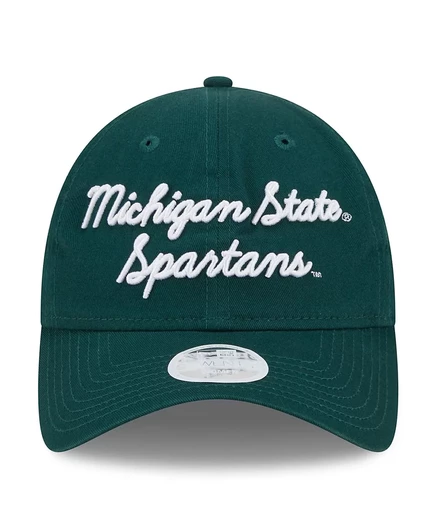 Женская кепка New Era 9TWENTY Michigan State Spartans, зеленая