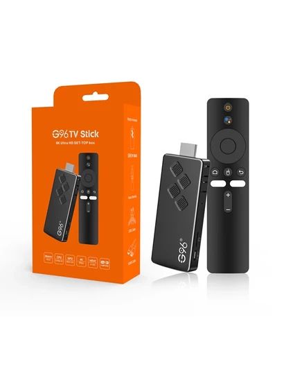 Artudatech Android TV Stick - Устройство для потоковой передачи 4K HDR с голосовым пультом дистанционного управления и двухдиапазонным Wi-Fi черный