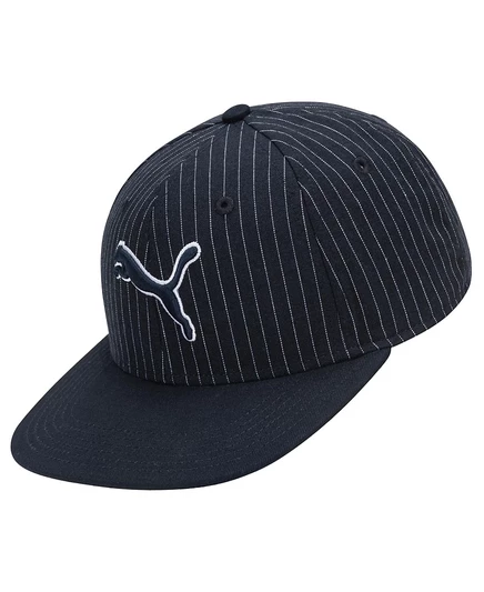 Мужская бейсболка Puma Snapback в тонкую полоску синего цвета
