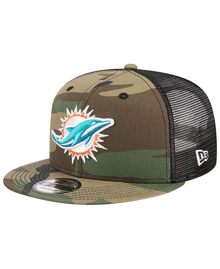 Мужская кепка New Era 9FIFTY Miami Dolphins, камуфляжная