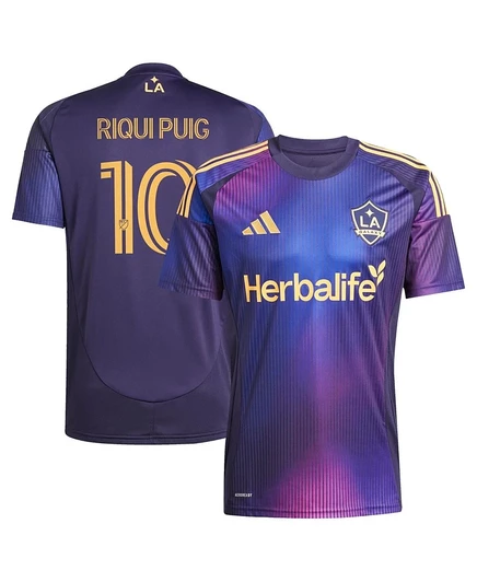 Мужская футболка adidas la galaxy rizon 2025, синяя