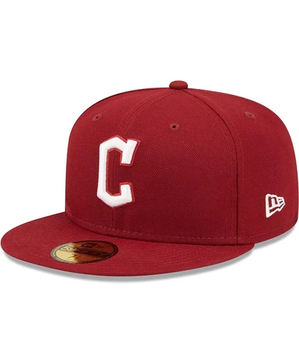 Мужская кепка New Era 59FIFTY Cleveland Guardians, красная