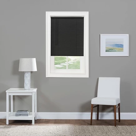 Мини-жалюзи Achim GII Morningstar 1″ без шнуров 23″×72″, черные