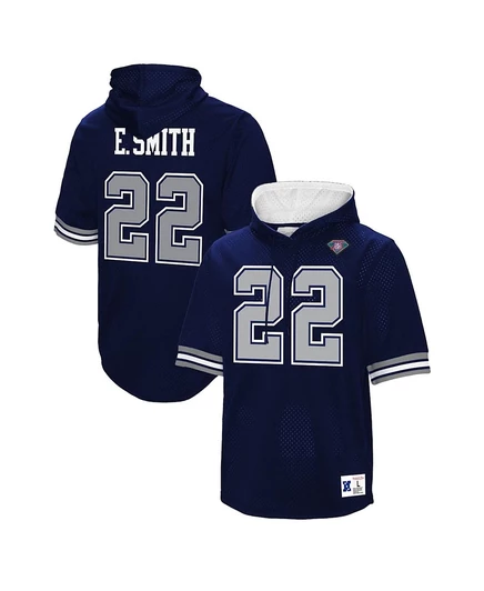 Мужская футболка‑худи Mitchell & Ness Emmitt Smith, синяя