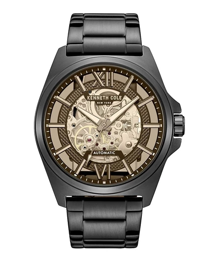 Мужские автоматические часы Kenneth Cole, 44 мм, черные