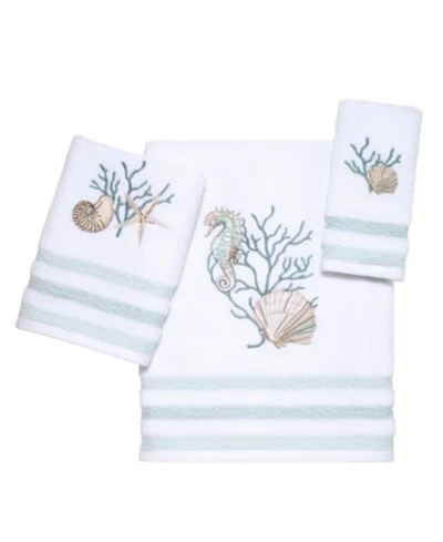 Хлопковые банные полотенца Avanti Coastal Terrazzo