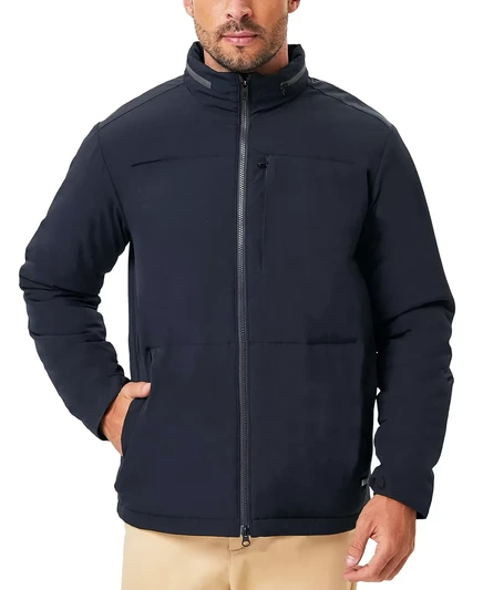  Мужская нескончаемая эластичная куртка с капюшоном hawke navy