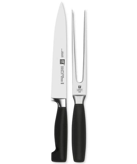 Набор разделочных ножей и вилок Zwilling Four Star 2шт