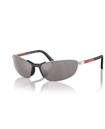 Мужские солнцезащитные очки Prada Linea Rossa PS 55ZS, коричневые